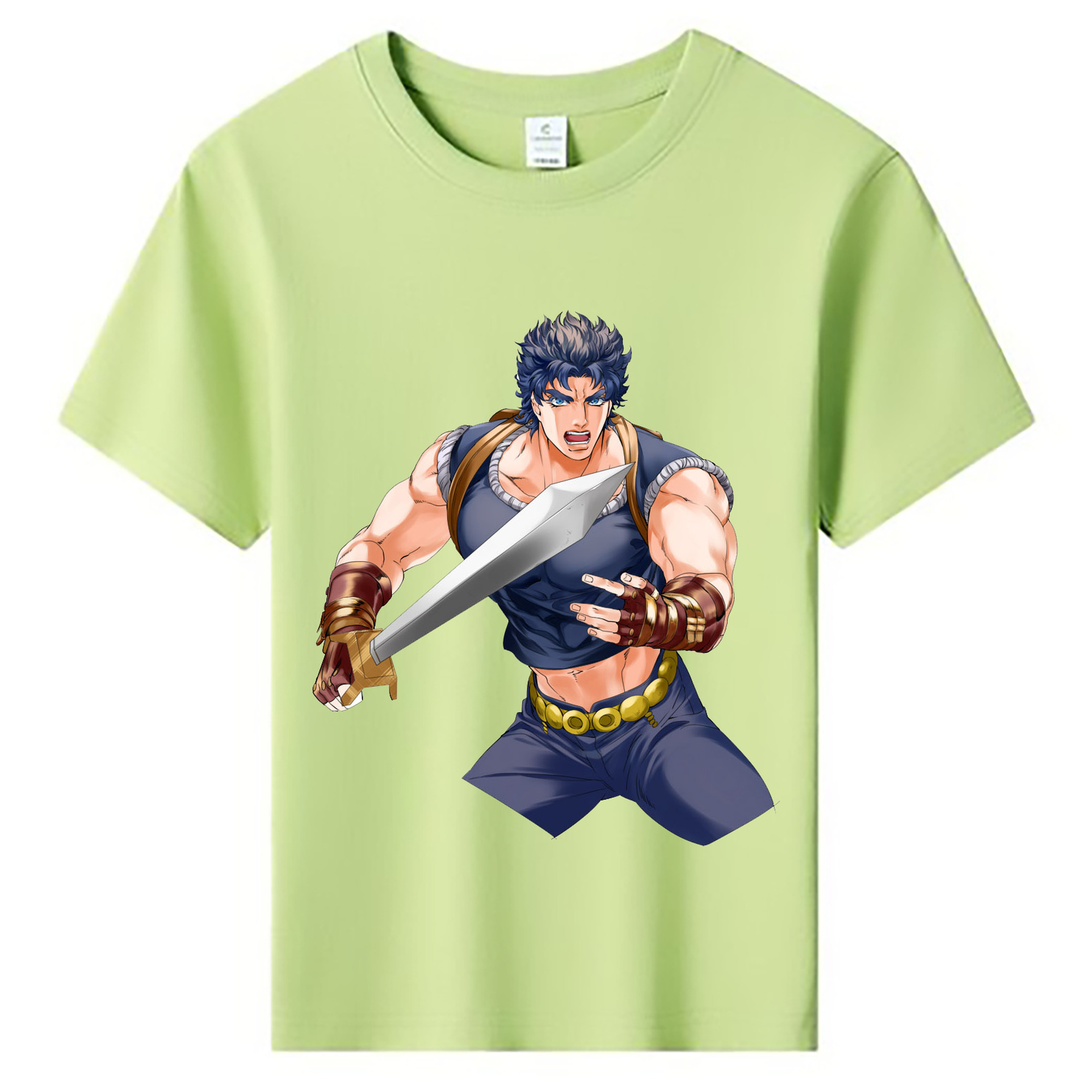 （画像用） ジョジョの奇妙な冒険 /ジョナサン?ジョースター JoJo's Bizarre Adventure Jonathan Joestar 綿100％キッズTシャツ（フロントプリント）